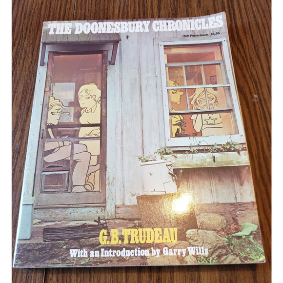 Doonesbury Chronicles Newspaper Comic Strip Paperback By Trudeau, Garry B. - Picture 1 of 7